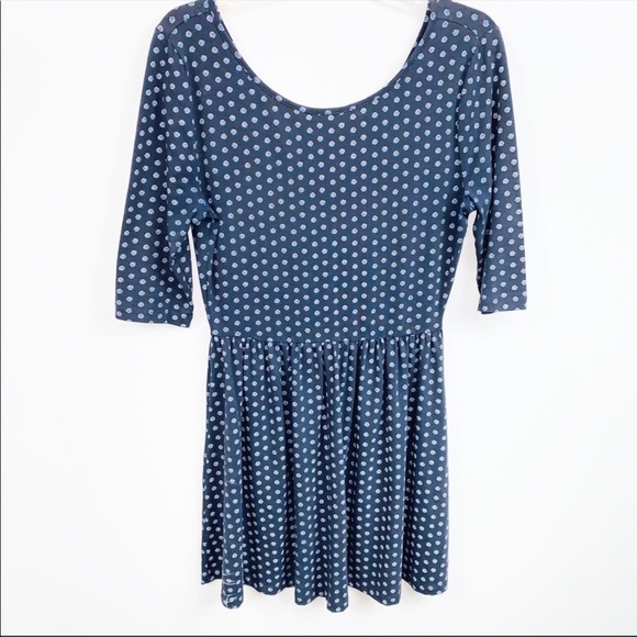 Bongo Floral Print Scoop Back Dress Large - Picture 1 of 8